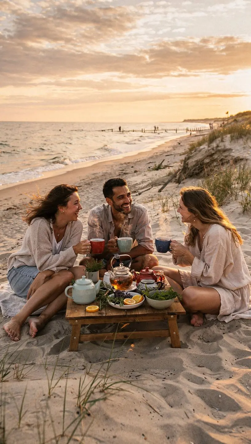 Arbatos lapų artimas planas, pabrėžiantis natūralumą ir sveikatingumą.
